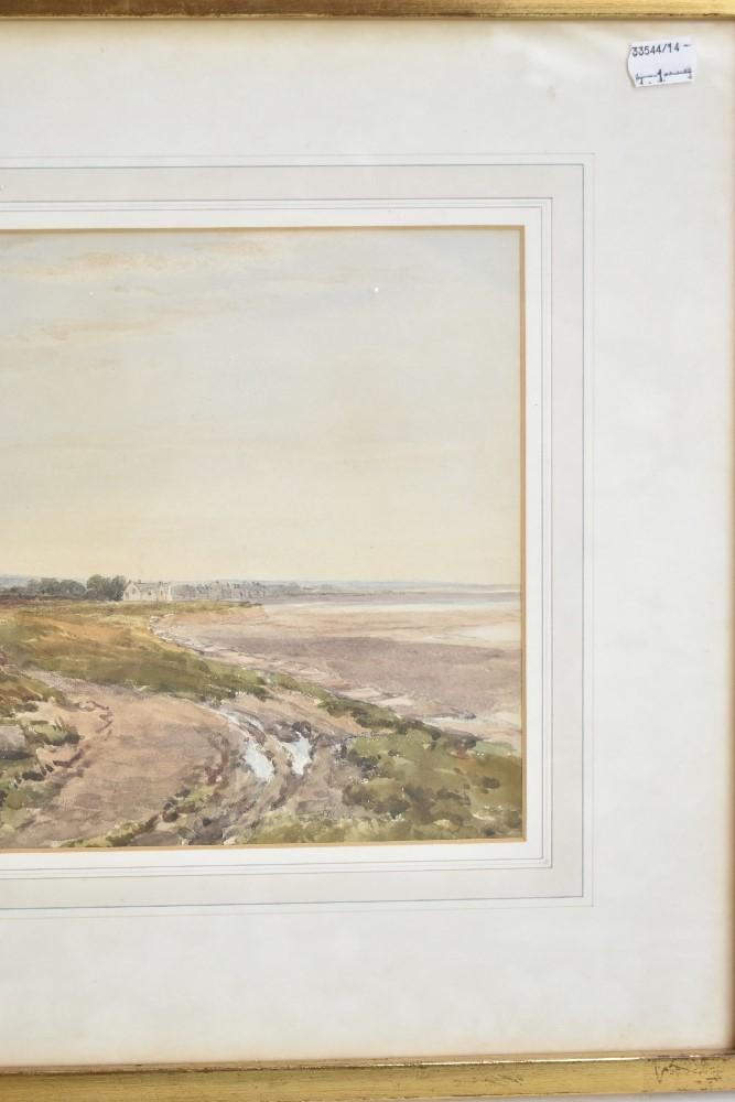 E M WIMPERIS (1835-1900); watercolour, 'Parkgate, Wirral, Cheshire ...