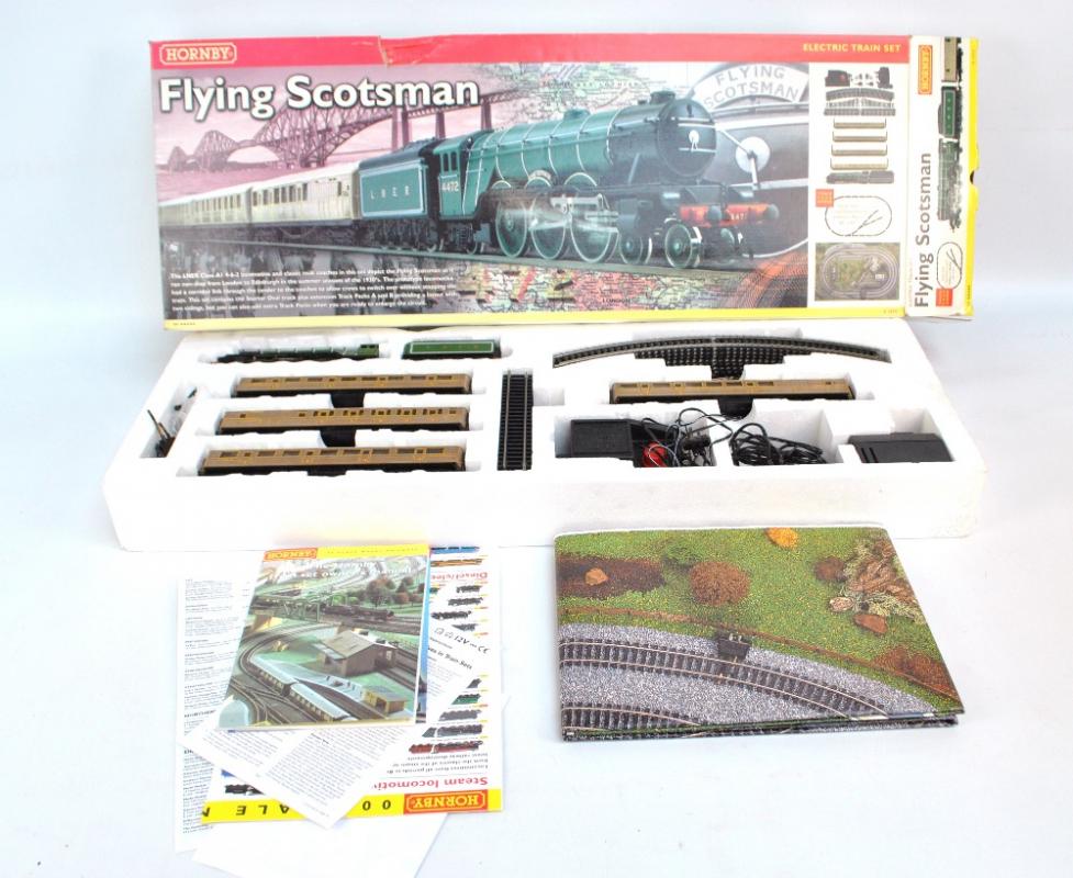 hornby flying scotsman train set r1039