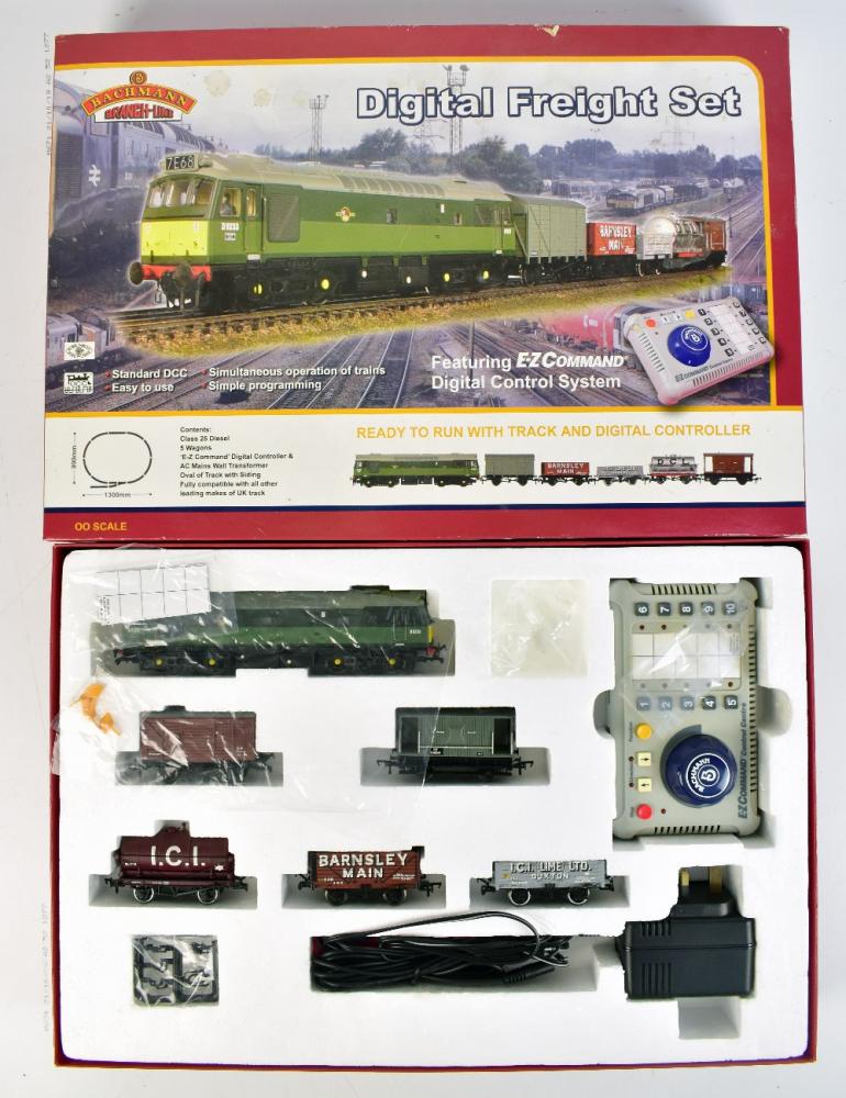 BACHMANN BRANCH LINE a boxed 30 045 OO gauge Digital Freight Set featuring E Z Command Digital Control System. Adam Partridge