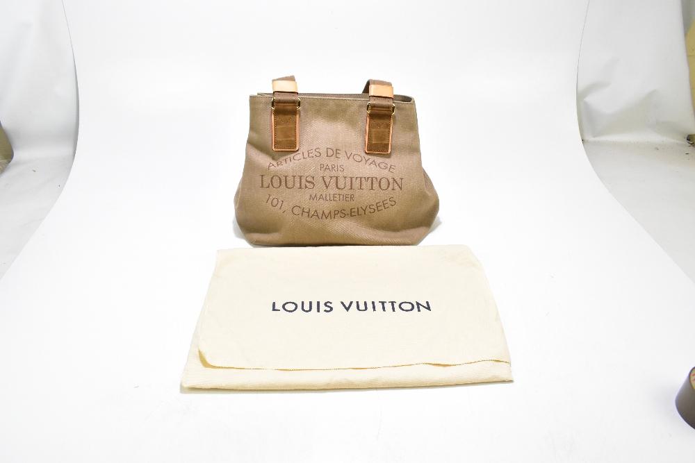 Louis Vuitton Limited Edition Beige & Coral Articles De Voyage