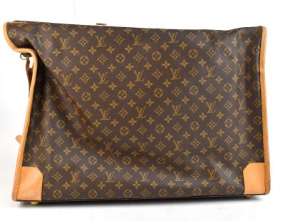 Vtg 23 x 18 x 11" Louis Vuitton Paper Bag Brown Malletier A