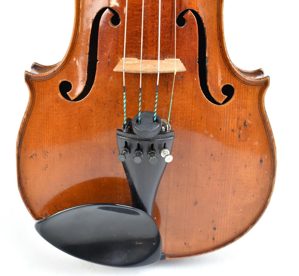 JOSEPH GUARINI (EMILE MENNESSON); a full-size French violin of 