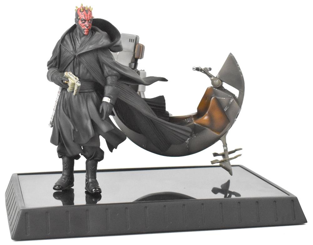 A boxed Star Wars limited edition statue of Darth Maul with Blood