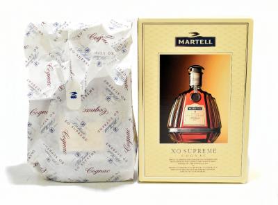 COGNAC; one bottle of Martell XO Supreme Cognac, 70cl, boxed.