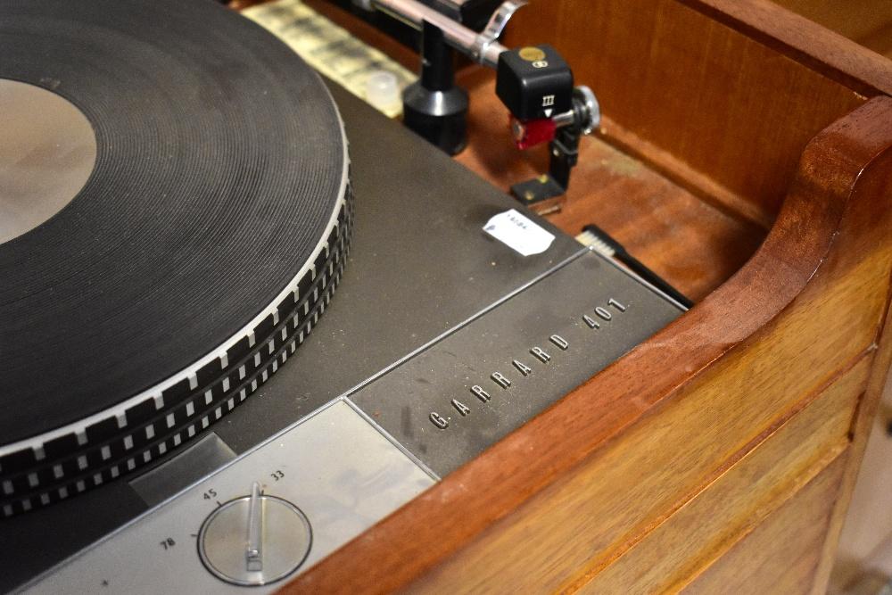 A Garrard 401 turntable with Decca Professional Tonearm, a