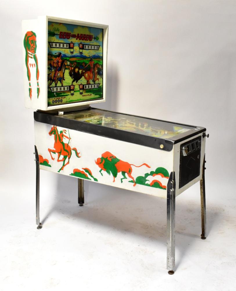 Bally bow and arrow discount pinball machine for sale