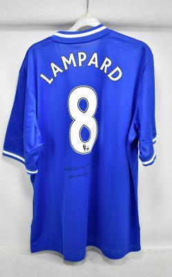 Lot 1232 - Signed Drogba football shirt.